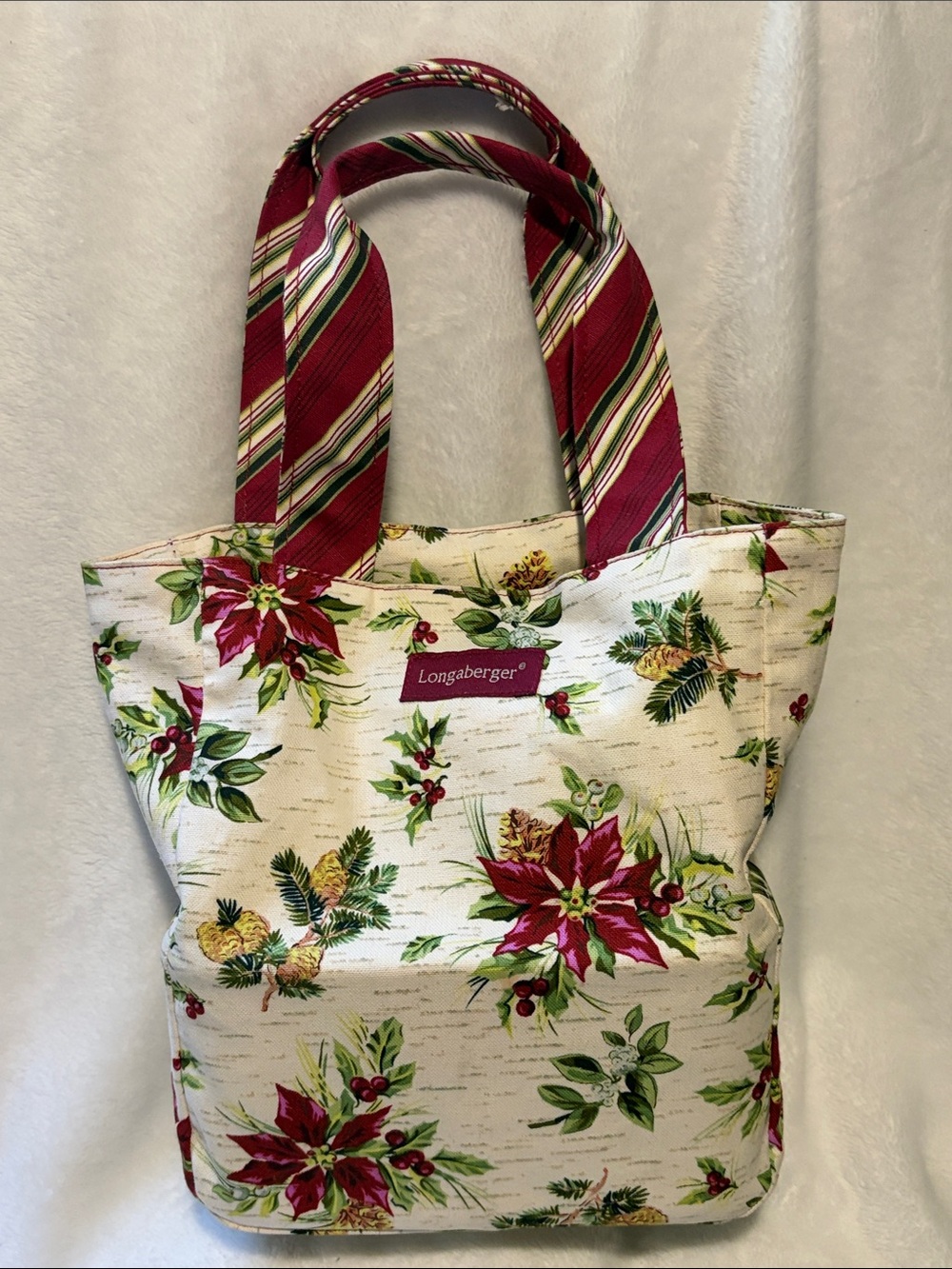 longaberger small bag with plastic insert